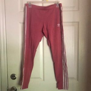 Large pink adidas tights